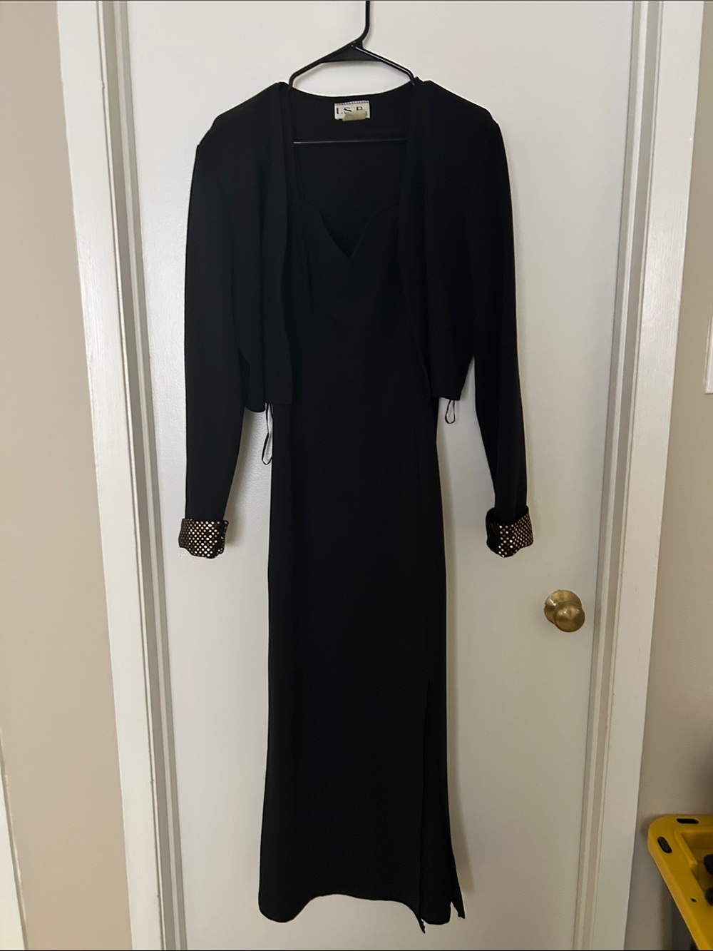 LBD Maxi Dress with Matching Bolero Jacket